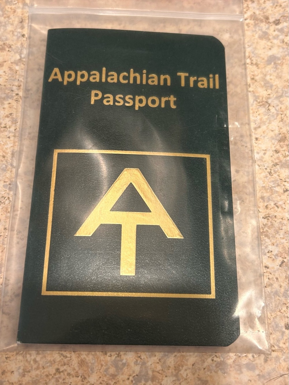 Appalachian Trail Passport - Dark Green with Gold Foil
